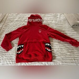 Sprayground red hoodie limited edition size L